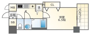 レオンコンフォート難波ミラージュの物件間取画像